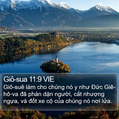 Giô-sua 11:9 VIE Bible Verse Image