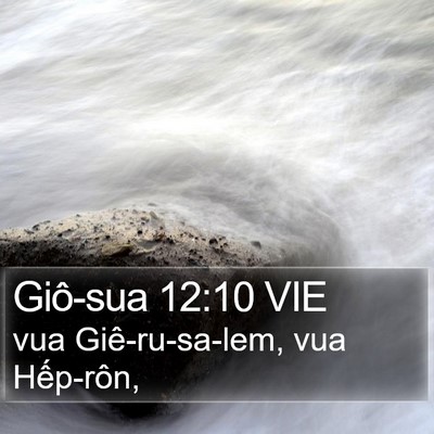 Giô-sua 12:10 VIE Bible Verse Image