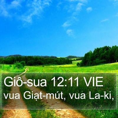 Giô-sua 12:11 VIE Bible Verse Image