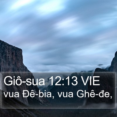Giô-sua 12:13 VIE Bible Verse Image
