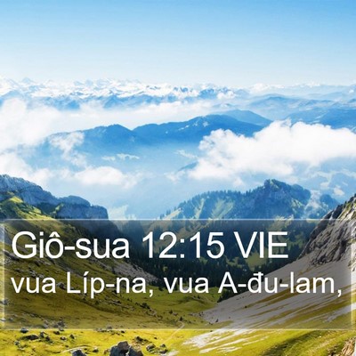 Giô-sua 12:15 VIE Bible Verse Image