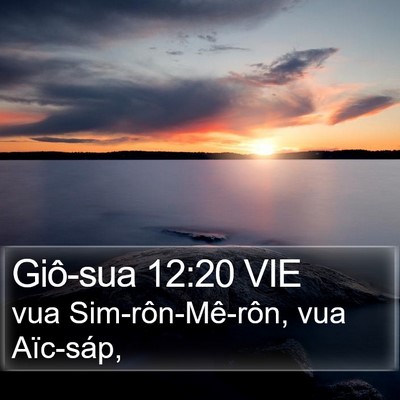 Giô-sua 12:20 VIE Bible Verse Image