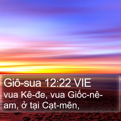 Giô-sua 12:22 VIE Bible Verse Image