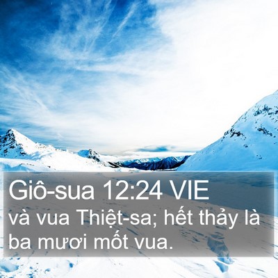 Giô-sua 12:24 VIE Bible Verse Image