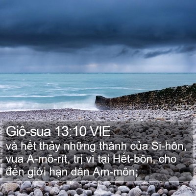 Giô-sua 13:10 VIE Bible Verse Image