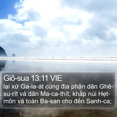 Giô-sua 13:11 VIE Bible Verse Image