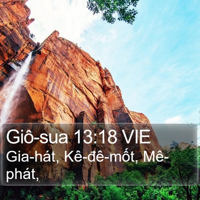 Giô-sua 13:18 VIE Bible Verse Image