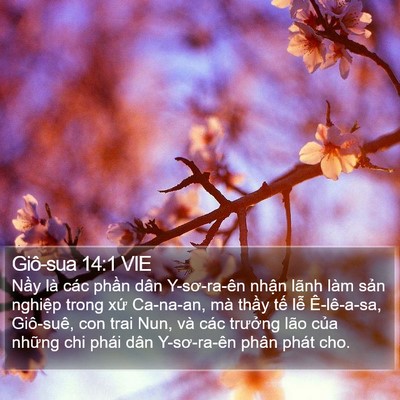 Giô-sua 14:1 VIE Bible Verse Image