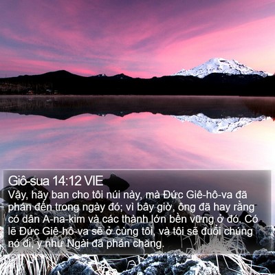 Giô-sua 14:12 VIE Bible Verse Image