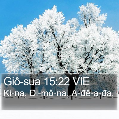 Giô-sua 15:22 VIE Bible Verse Image