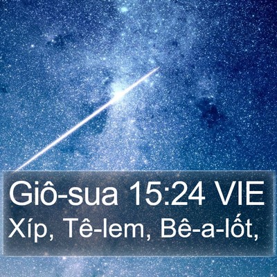 Giô-sua 15:24 VIE Bible Verse Image