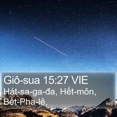 Giô-sua 15:27 VIE Bible Verse Image
