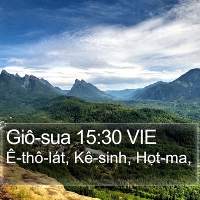 Giô-sua 15:30 VIE Bible Verse Image