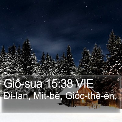 Giô-sua 15:38 VIE Bible Verse Image