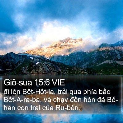 Giô-sua 15:6 VIE Bible Verse Image