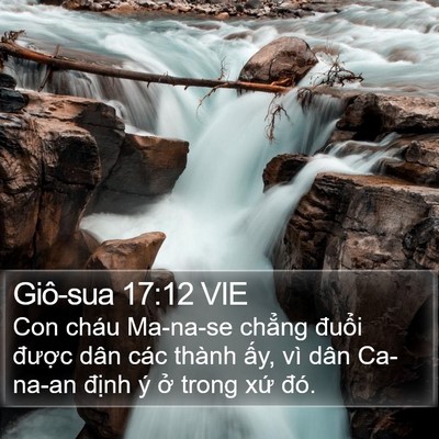 Giô-sua 17:12 VIE Bible Verse Image