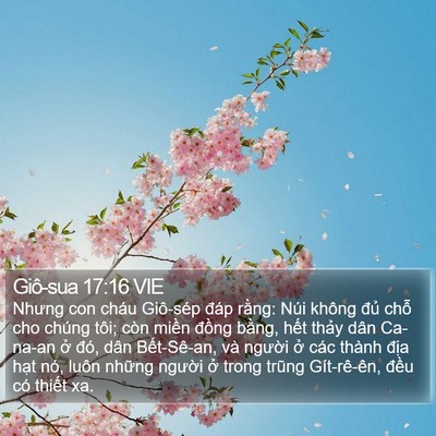 Giô-sua 17:16 VIE Bible Verse Image