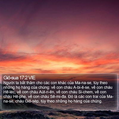 Giô-sua 17:2 VIE Bible Verse Image