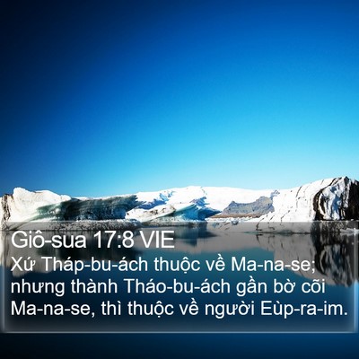 Giô-sua 17:8 VIE Bible Verse Image