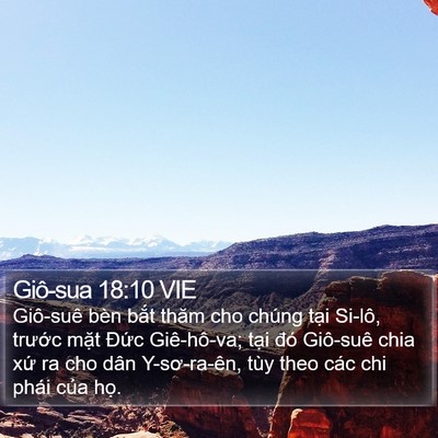 Giô-sua 18:10 VIE Bible Verse Image