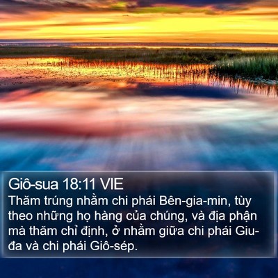 Giô-sua 18:11 VIE Bible Verse Image