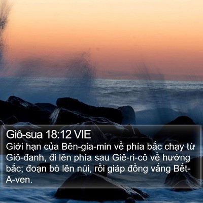 Giô-sua 18:12 VIE Bible Verse Image