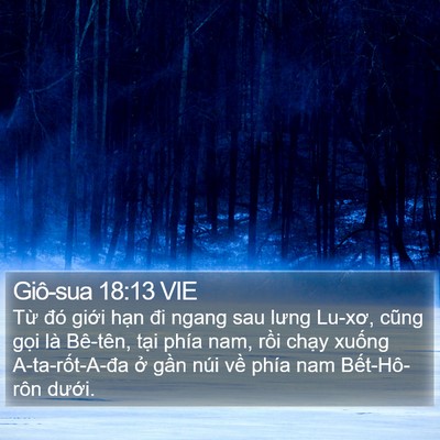 Giô-sua 18:13 VIE Bible Verse Image