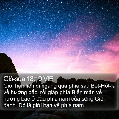 Giô-sua 18:19 VIE Bible Verse Image