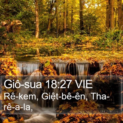 Giô-sua 18:27 VIE Bible Verse Image