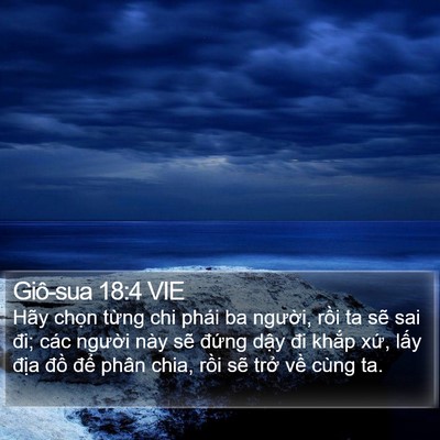 Giô-sua 18:4 VIE Bible Verse Image