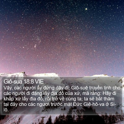 Giô-sua 18:8 VIE Bible Verse Image