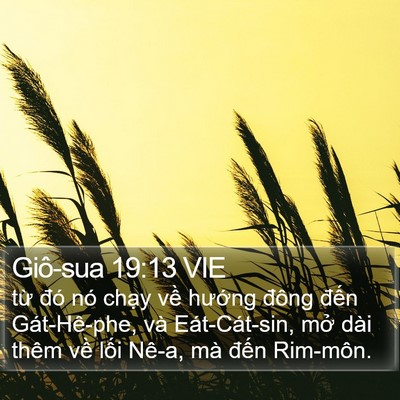 Giô-sua 19:13 VIE Bible Verse Image