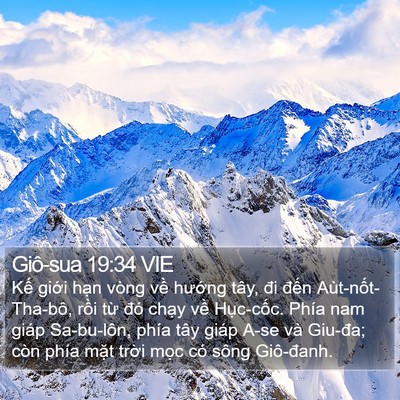 Giô-sua 19:34 VIE Bible Verse Image