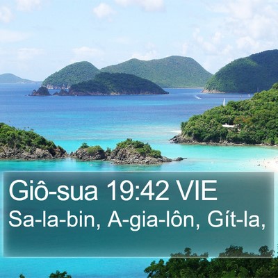 Giô-sua 19:42 VIE Bible Verse Image