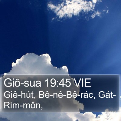 Giô-sua 19:45 VIE Bible Verse Image