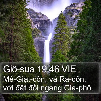 Giô-sua 19:46 VIE Bible Verse Image