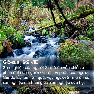 Giô-sua 19:9 VIE Bible Verse Image