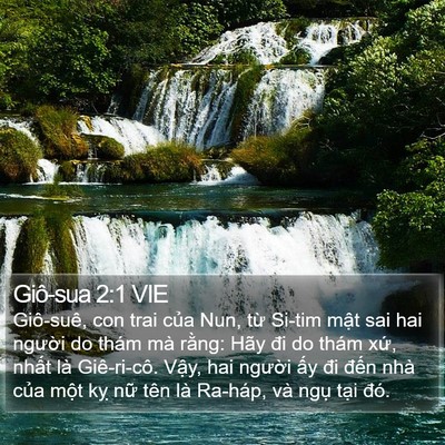 Giô-sua 2:1 VIE Bible Verse Image