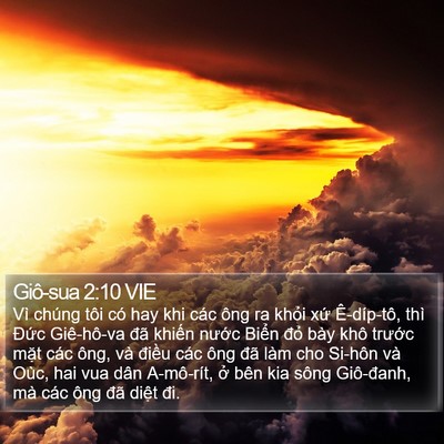 Giô-sua 2:10 VIE Bible Verse Image