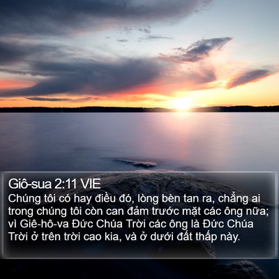 Giô-sua 2:11 VIE Bible Verse Image