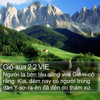 Giô-sua 2:2 VIE Bible Verse Image