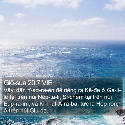 Giô-sua 20:7 VIE Bible Verse Image