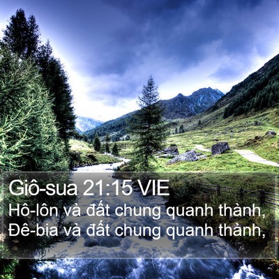 Giô-sua 21:15 VIE Bible Verse Image