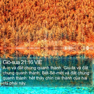 Giô-sua 21:16 VIE Bible Verse Image