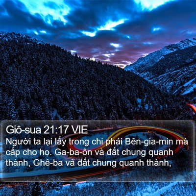 Giô-sua 21:17 VIE Bible Verse Image