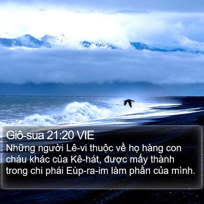 Giô-sua 21:20 VIE Bible Verse Image