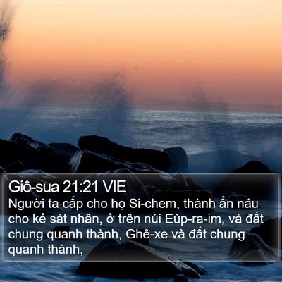 Giô-sua 21:21 VIE Bible Verse Image
