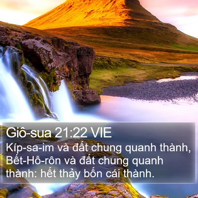 Giô-sua 21:22 VIE Bible Verse Image