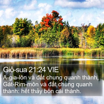 Giô-sua 21:24 VIE Bible Verse Image