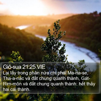 Giô-sua 21:25 VIE Bible Verse Image